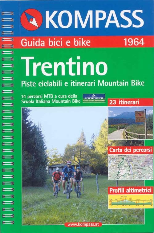 Guida bici e bike n. 1964. Piste ciclabili e itinerari Mountain Bike. Trentino 1:50.000 Leisure, Home & Garden