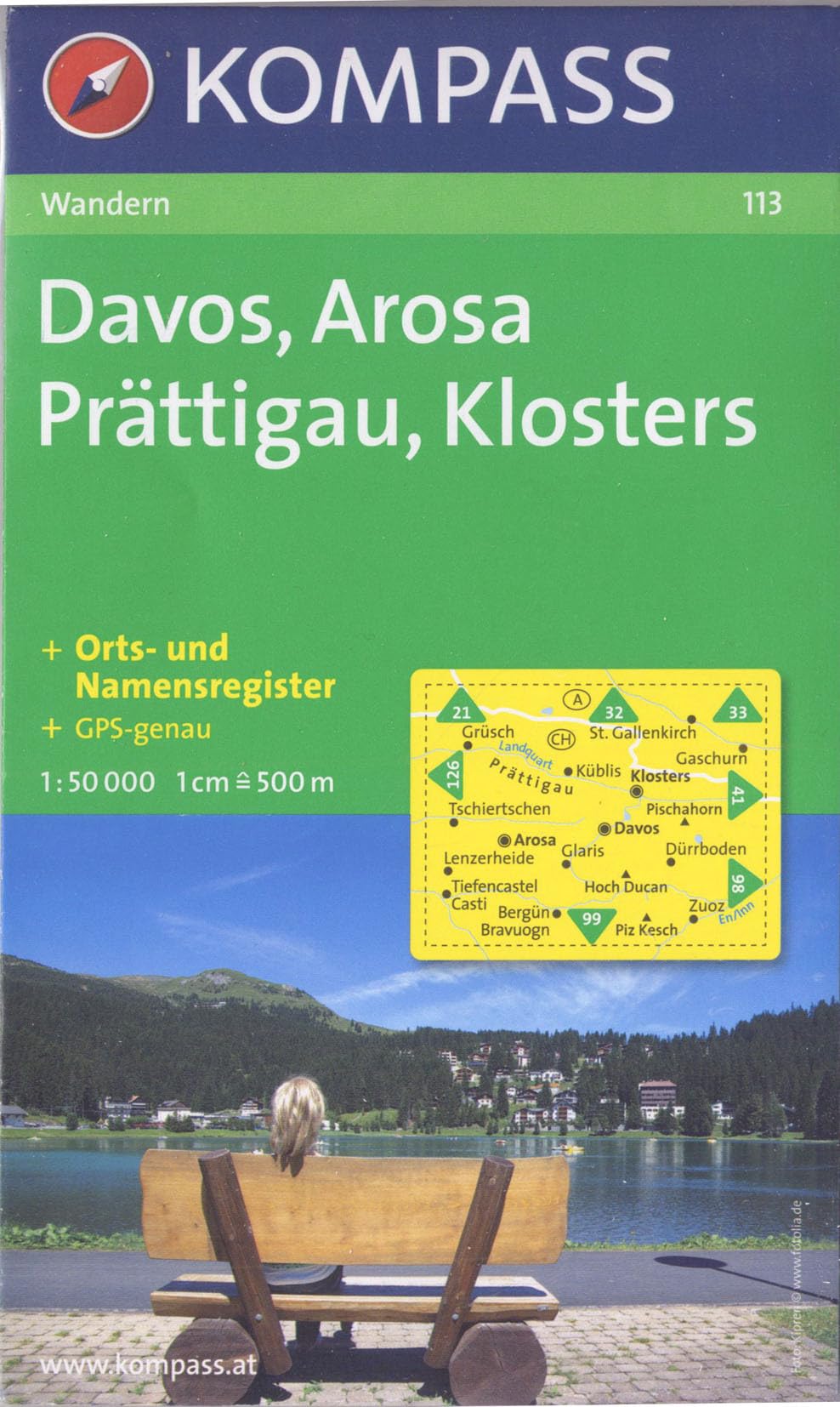 Davos, Arosa, Prättigau, Klosters 1 : 50 000: Wanderkarte. GPS-genau Leisure, Home & Garden