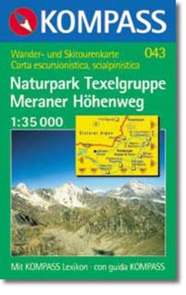 Kompass Karten, Naturpark Texelgruppe, Meraner Höhenweg: Mit Kurzführer und alpinen Skirouten. Dt. /Ital. 1:35000 (KOMPASS Wanderkarte) Leisure, Home & Garden