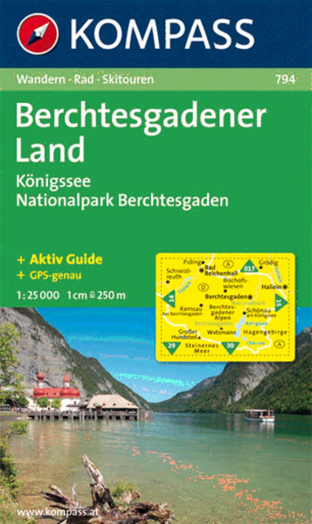 Berchtesgadener Land 1 : 25 000: Königssee, Nationalpark Berchtesgaden. Wandern / Rad / Skitouren. GPS-genau Leisure, Home & Garden