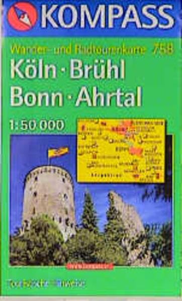 Kompass Karten, Köln, Brühl, Bonn, Ahrtal: Mit Radtouren. 1:50000 (KOMPASS Wanderkarte) Leisure, Home & Garden