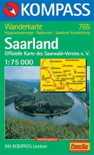 Kompass Karten, Saarland: Mit Kurzführer und Radwegen. 1:75000 (KOMPASS Wanderkarte, Band 765) Leisure, Home & Garden