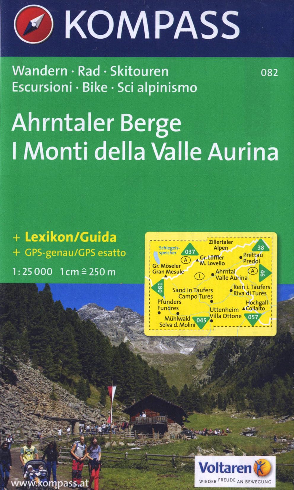 Ahrntaler Berge / I Monti della Valle Aurina 1 : 25 000 book