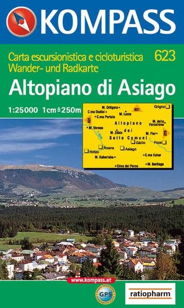 623: Altopiano Di Asiago 1:25, 000 book