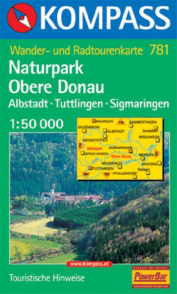 Kompass Karten, Naturpark Obere Donau: Mit Radwegen. 1:50000 (KOMPASS Wanderkarte) Leisure, Home & Garden