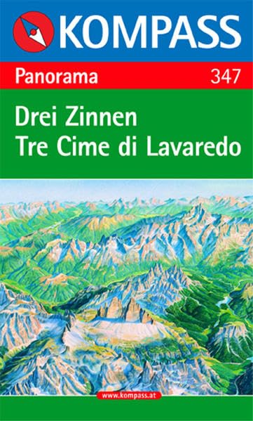 Drei Zinnen - Tre Cime di Lavaredo: Panorama (KOMPASS Panorama-Poster, Band 347) Leisure, Home & Garden