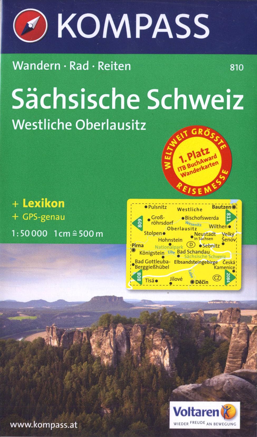 Sächsische Schweiz. Westliche Oberlausitz 1 : 50 000 Leisure, Home & Garden