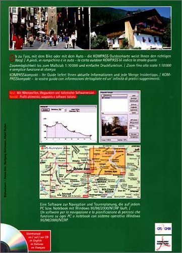 Sterzing /Vipiteno: Digital Map mit Kurzführer: Planen, Ausdrucken, Wandern. GPS-tauglich. Mit Höhenprofilen, Wegpunkten u. italienischer ... (KOMPASS Digitale Karten, Band 4044) Leisure, Home & Garden