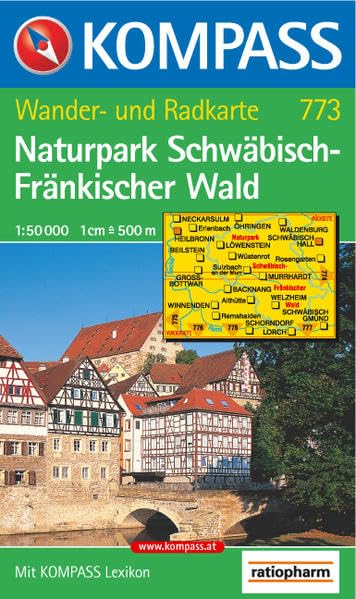Naturpark Schwäbisch-Fränkischer Wald: Wanderkarte mit Kurzführer und Radrouten. 1:50000 (KOMPASS Wanderkarte, Band 773) Leisure, Home & Garden