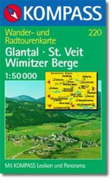 Kompass Karten, Glantal, Sankt Veit, Wimitzer Berge: Mit Kurzführer und Radwanderungen. 1:50000 (KOMPASS Wanderkarte) Geology & Geography