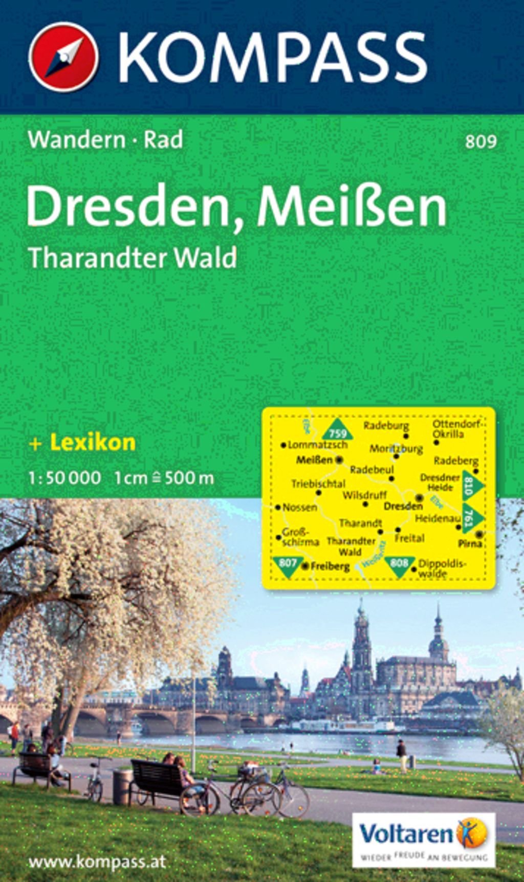 Dresden, Meißen, Tharandter Wald: Wander- und Bikekarte. 1:50.000 Leisure, Home & Garden