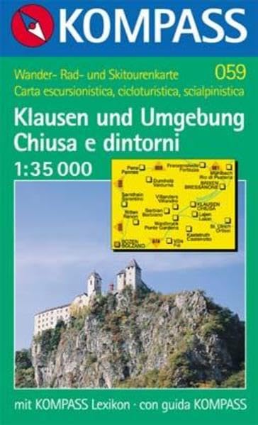 Kompass Karten, Klausen und Umgebung: Mit Skirouten und Radrouten. 1:35000 (KOMPASS Wanderkarte) Leisure, Home & Garden