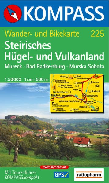 Südsteirisches Hügel- und Vulkanland 1 : 50 000. Mureck, Bad Radkersburg, Murska Sobota. GPS-genau Leisure, Home & Garden