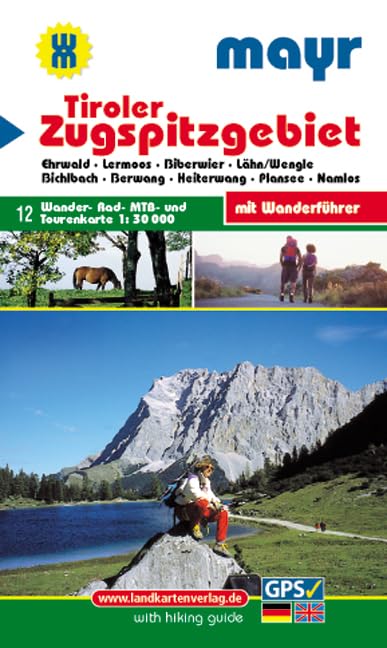 Tiroler Zugspitzgebiet: Wander-, Rad-, MTB- und Tourenkarte 1:30000 mit Wanderführer. GPS-genau. (Mayr Wanderkarte) Leisure, Home & Garden