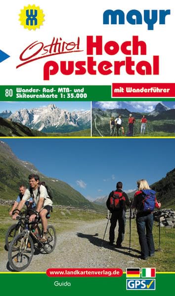 Hochpustertal: Wander-, Rad-, MTB- und Skitourenkarte 1:35000 mit Wanderführer. GPS-geeignet (Mayr Wanderkarte) Leisure, Home & Garden