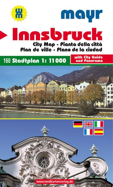 Innsbruck: Stadtplan 1:11000 mit Stadtführer, Straßenverzeichnis und Panorama (Mayr Stadtpläne und Stadtführer) Leisure, Home & Garden