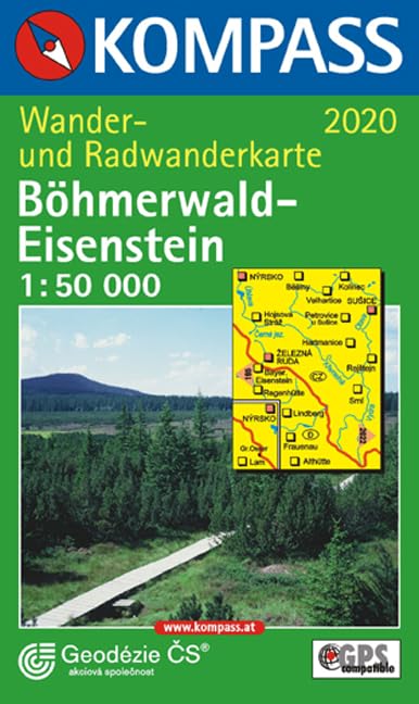 Böhmerwald-Eisenstein: Mit Kurzführer. GPS-geeignet. 1:50000 (KOMPASS Wanderkarte, Band 2020) Leisure, Home & Garden