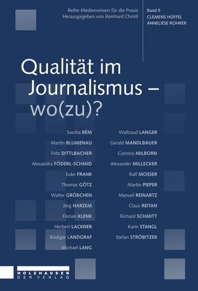 Qualität im Journalismus - wo(zu)? book
