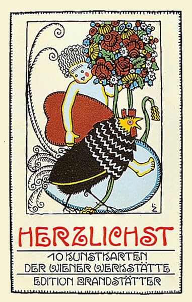 Herzlichst: 10 Kunstkarten der Wiener Werkstätte Living & Furnishing