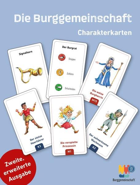 Die Burggemeinschaft - Charakterkarten: Mit Anleitung Health, Nutrition & Fitness