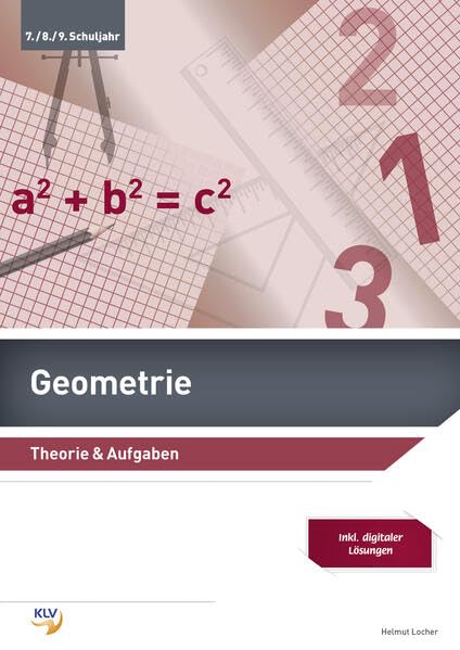 Geometrie - Mathematik im Gymnasium: Theorie & Aufgaben inklusive digitaler Lösungen Study Guides