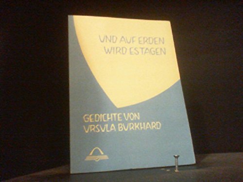 Und auf Erden wird es tagen: Gedichte Books