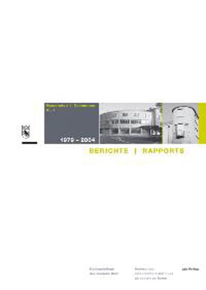 Denkmalpflege des Kantons Bern Berichte 1979–2004: Band 2, Gemeinden J – Z Architecture