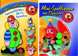 Mini-Spaßfiguren aus Styropor, m. Beigabe 'Lumpis Spaßfamilie, Ausmalbilder für's Fenster' Hobbies & Crafts