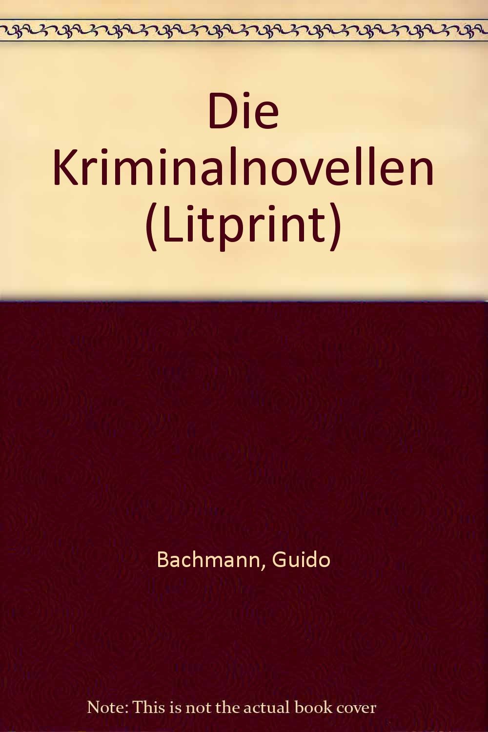 Die Kriminalnovellen (Litprint) Contemporary literature