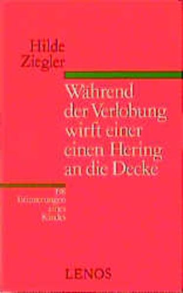 Während der Verlobung wirft einer einen Hering an die Decke Contemporary literature
