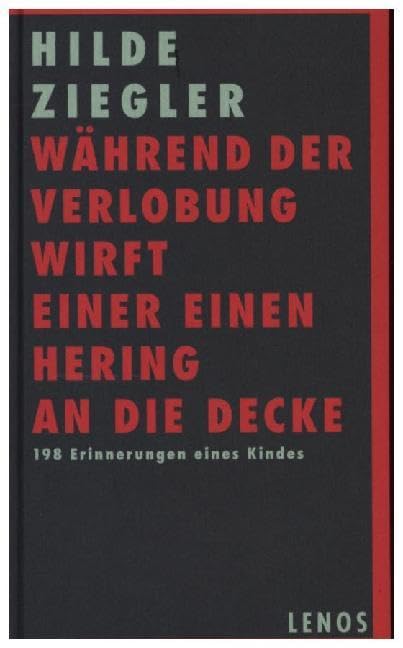 Während der Verlobung wirft einer einen Hering an die Decke Contemporary literature