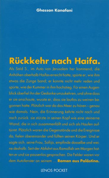 Rückkehr nach Haifa Contemporary literature