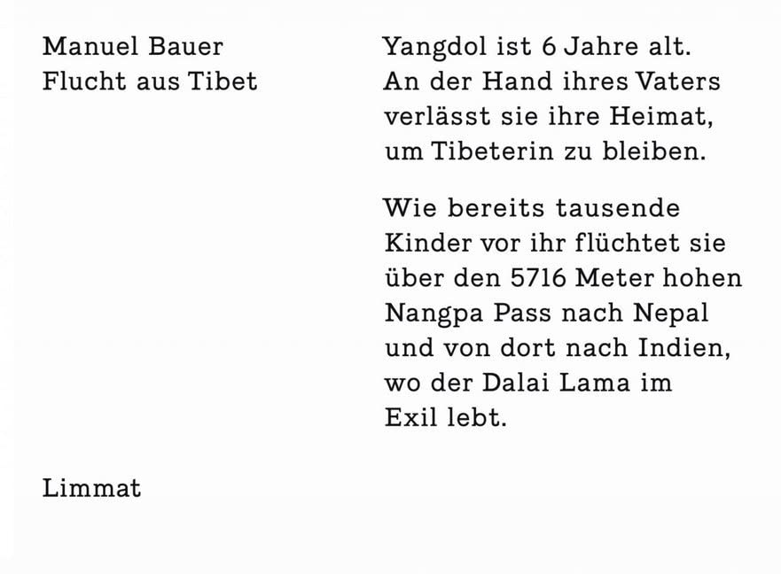 Flucht aus Tibet Art & Literature Books