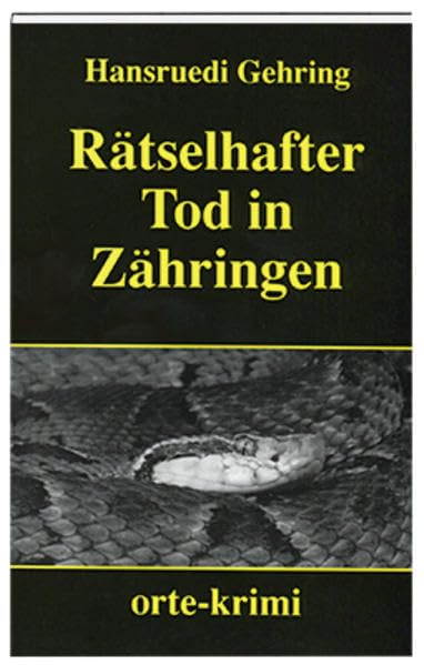 Rätselhafter Tod in Zähringen Contemporary literature