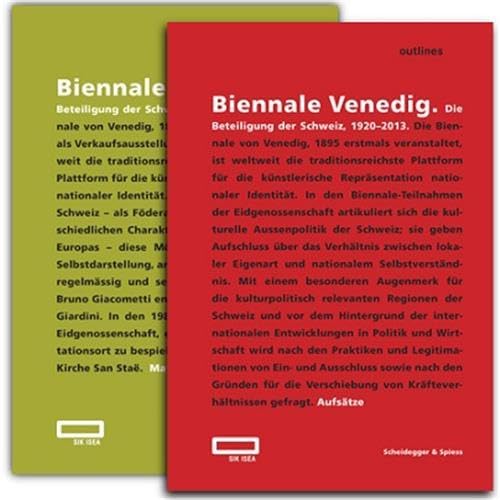 Biennale Venedig : Die Beteiligung der Schweiz, 1920–2013 Film, Art & Culture