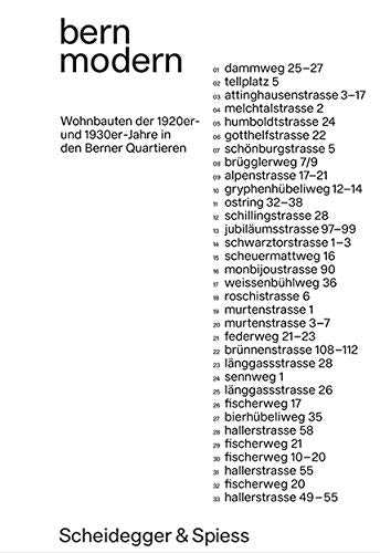 Bern modern: Wohnbauten der 1920er- und 1930er-Jahre in den Berner Quartieren Architecture