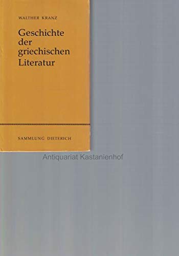 Geschichte der griechischen Literatur. Politics & History