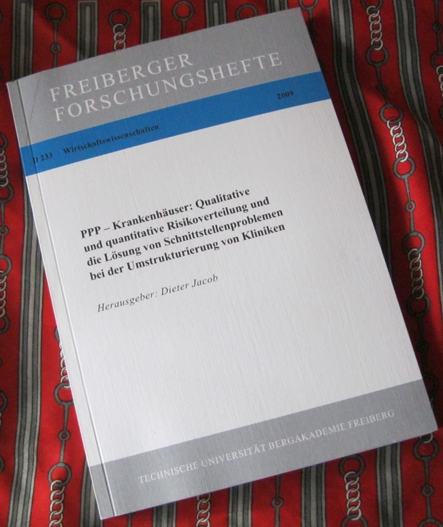 PPP - Krankenhäuser: Qualitative und quantitative Risikoverteilung und die Lösung von Schnittstellenproblemen bei der Umstrukturierung von Kliniken ... / Wirtschaftswissenschaften /Geschichte) Business, Finance & Career