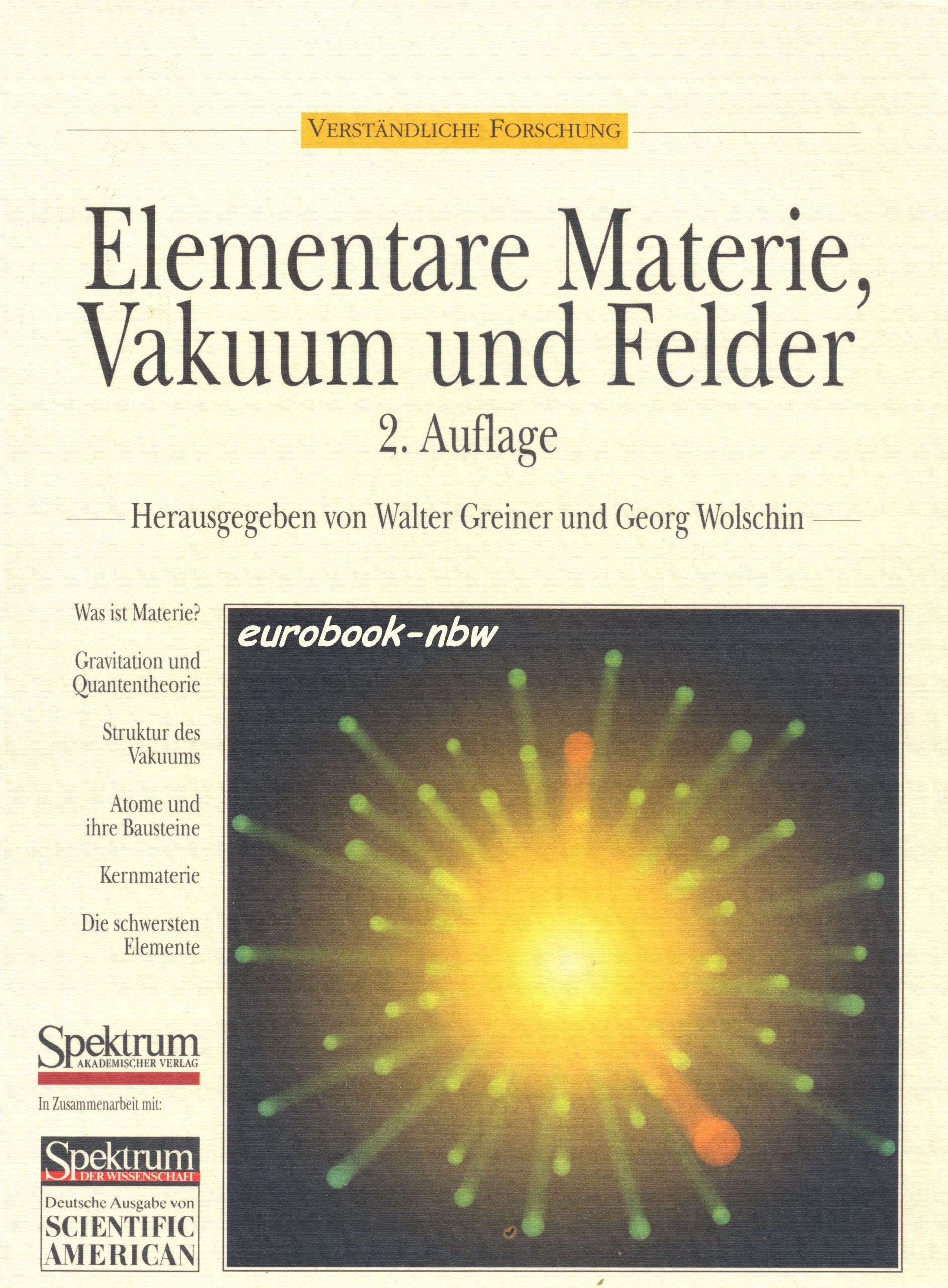 Elementare Materie, Vakuum und Felder: Die Struktur des Vakuums und der Bausteine der Natur Business & Technology