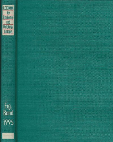 Lexikon der Biochemie und Molekularbiologie: Ergänzungsband 1995 A - Z Law