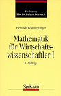 Mathematik für Wirtschaftswissenschaftler, Band 1 Law