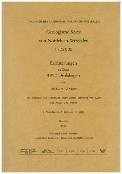 Geologische Karten von Nordrhein-Westfalen 1:25000 / Drolshagen Business & Technology