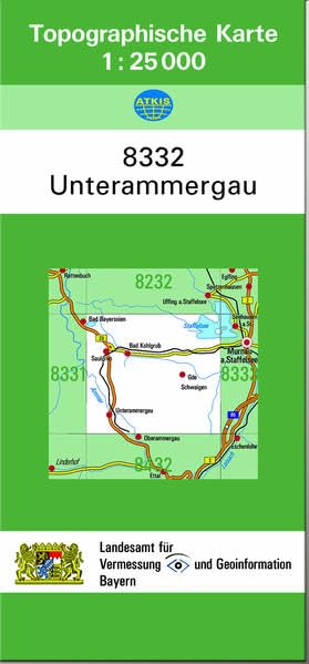 TK25 8332 Unterammergau: Topographische Karte 1:25000 (TK25 Topographische Karte 1:25000 Bayern) Leisure, Home & Garden