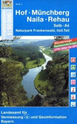 Hof Münchberg Naila Rehau: Selb As Naturpark Frankenwald östl. Teil: Selb, As. Naturpark Frankenwald, östlicher Teil. Wanderwege, Radwanderwege, ... /Topographische Umgebungskarten 1:50000) Leisure, Home & Garden