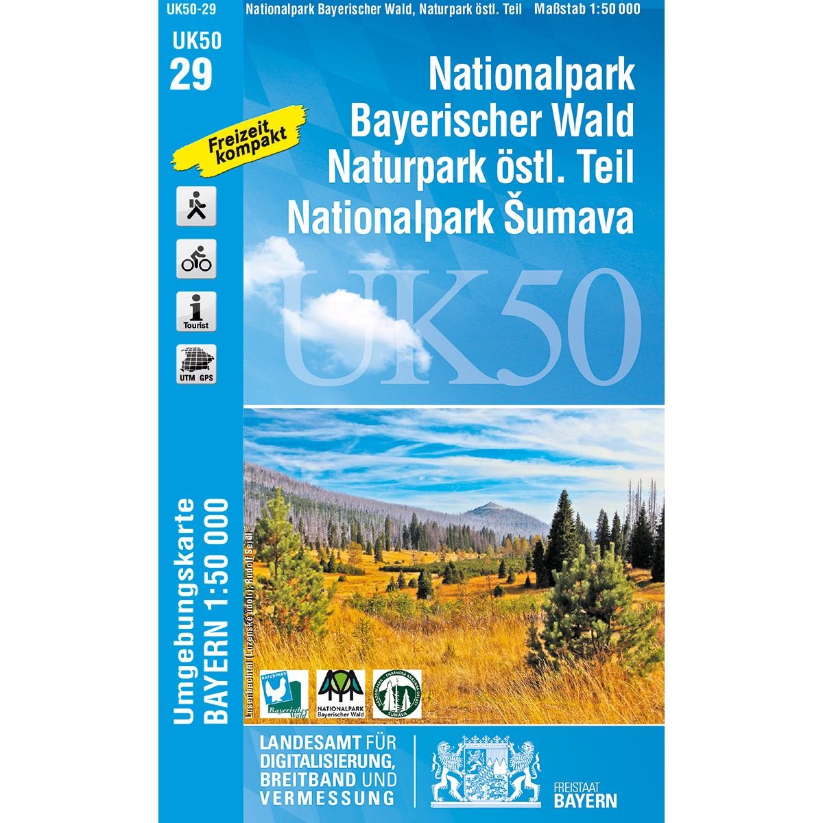 Nationalpark Bayerischer Wald - Naturpark östl. Teil 1 : 50 000 (UK50-29) Leisure, Home & Garden