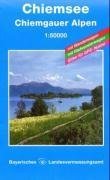 Topographische Sonderkarten Bayern. Sonderblattschnitte auf der Grundlage der amtlichen topographischen Karten, meist grössere Kartenformate mit ... Bayern, Bl.7, Chiemsee, Chiemgauer Alpen Maps & Plans