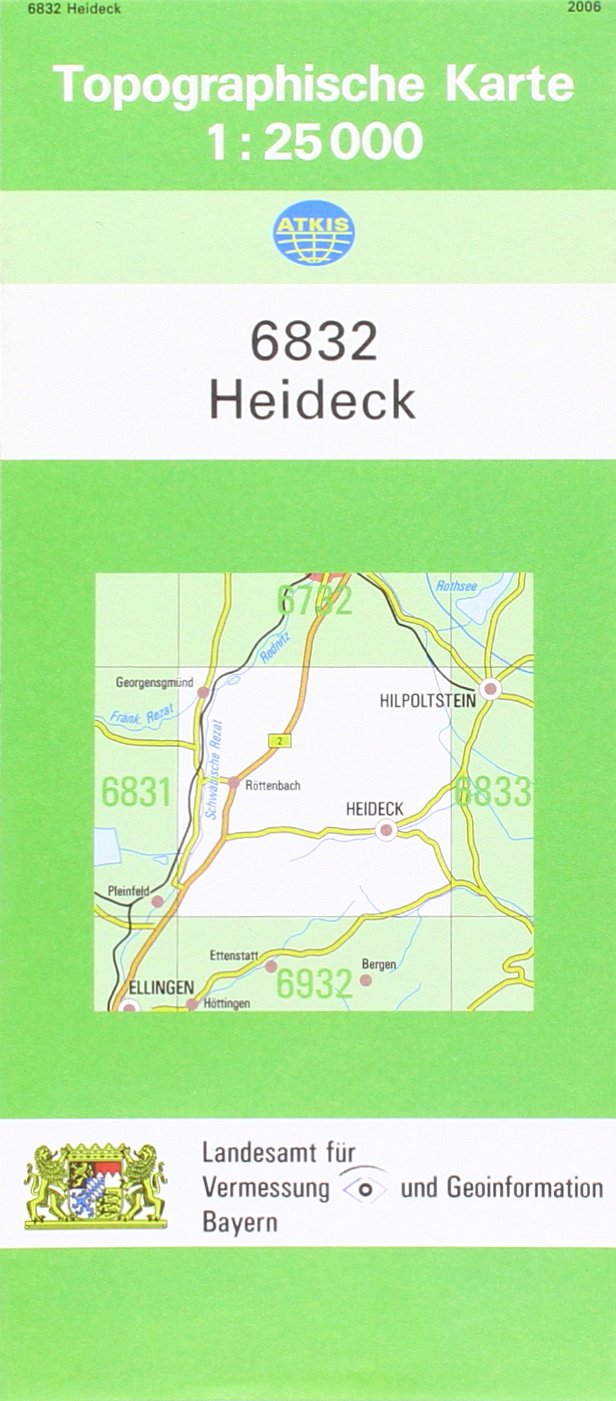 Heideck 1 : 25 000 book