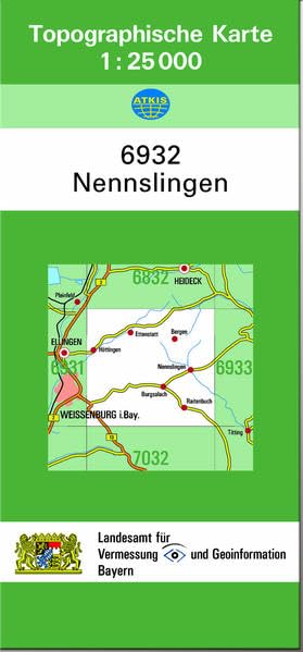 Nennslingen 1 : 25 000 book