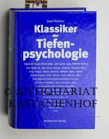 Klassiker der Tiefenpsychologie. Books