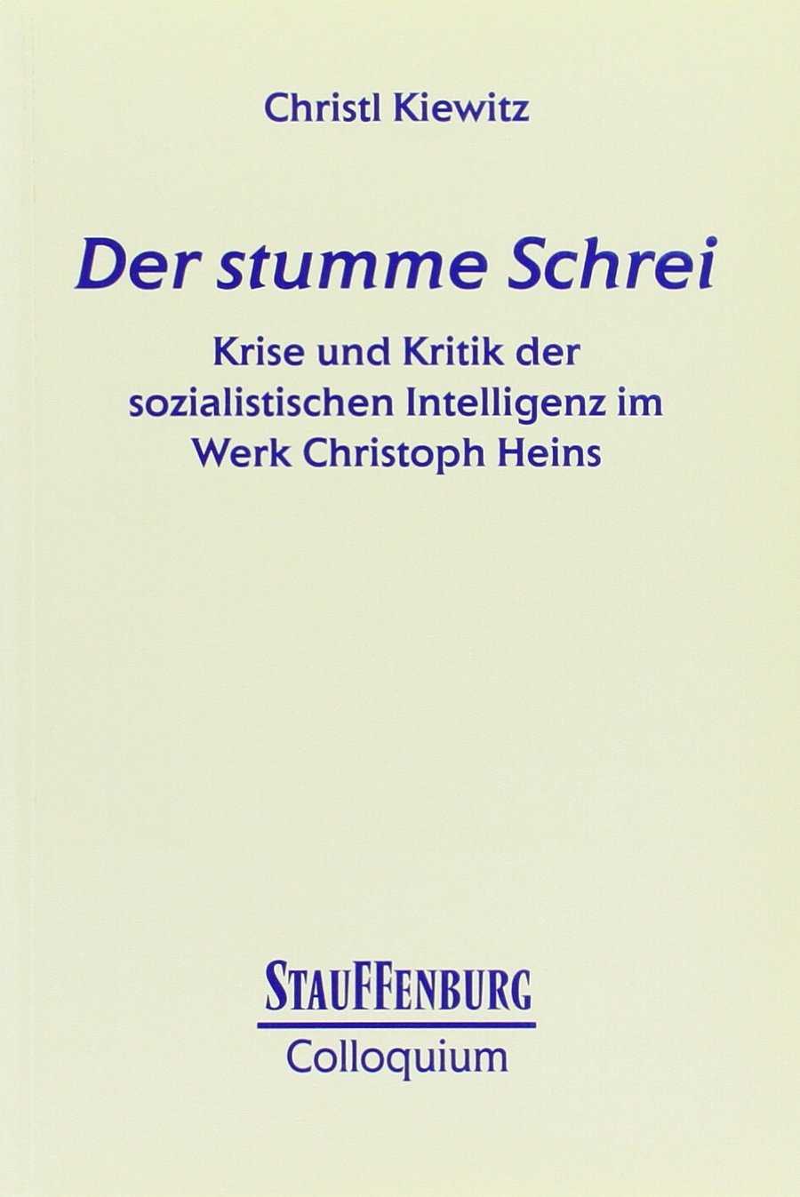 Product Image: Der stumme Schrei